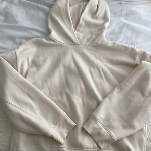 White cream hoodie
